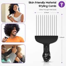 These curly roots make it difficult for your hair's natural oils to move down the hair shaft and moisturize the length of your hair. Buy Detangling Brush Hair Detangler Brush For Natural Hair Hair Brush Comb For African American 3a To 4c Texture Kinky Wavy Curly Coily Thick Long Dry Wet Hair Detangling Knots Easily No Pull No Pain Online In Hungary