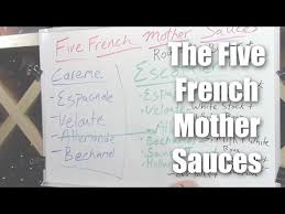 understanding the five french mother sauces a brief