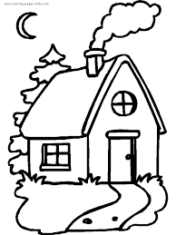 Houses And Homes Color Page Coloring Pages For Kids House Colouring Pages Coloring Pictures House Colouring Pictures