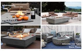 Manhattan fire table | elementi. Amazon Com Elementi Fire Table Outdoor Fire Pit Hampton Fire Table Brand Propane Patio Lawn Garden