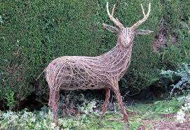 Stag Willow Sculpture By Caroline Gregson Sculpture Twig Art Soap Sculpture