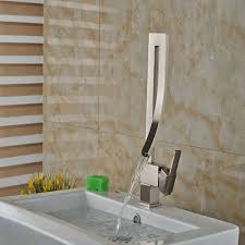 modern waterfall bathroom basin faucet