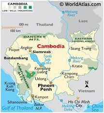 Campuchia giáp với vịnh thái lan ở phía tây nam, thái lan ở phía tây bắc, lào ở phía đông bắc và việt nam ở phía đông. Cambodia Maps Facts World Atlas