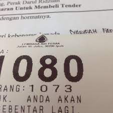 Tuan, memohon kelulusan penggunaan pili air bomba sempena. Lembaga Air Perak Ipoh Perak