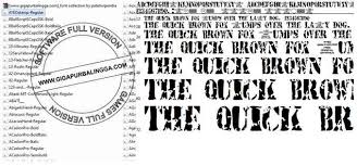 Kali ini admin akan share font keren yang dapat sobat gunakan sebagai desain grafis maupun untuk kepentingan lainnya. Download Font Collection 2019 1200 Font