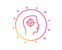 Head Hunting Line Icon Business Stock Vector Colourbox