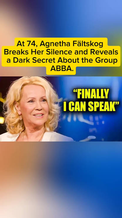 Agnetha Fältskog Reveals ABBA's Dark Secret at 74 | TikTok