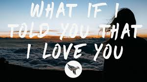 1 year ago 1 year ago. Ali Gatie What If I Told You That I Love You Lyrics Youtube
