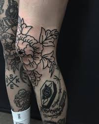 Pin By Vanessa Henriksson On Tattoo Insp Knee Tattoo Tattoos Black Tattoos