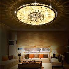 25w led deckenleuchte europaische runde kristall deckenlampe dimmbar mit fernbedienung deckenbeleucht lampen wohnzimmer led lampen wohnzimmer led lampen decke