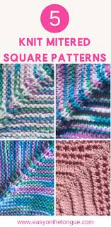 Us 5 (3.75 mm) sunstruck interchangeable knitting needle tips and 32 interchangeable cable. 5 Knit Mitered Squares To Help You Make A Quick And Easy Throw