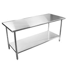Stainless Steel Commercial Kitchen Prep Work Table 48 X 24 Gridmann Http Www Amazon Com Kitchen Work Tables Commercial Kitchen Stainless Steel Kitchen