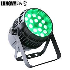 Free Shipping Waterproof 18x12w Rgbw 4in1 Zoom Led Par Light Led Stage Decoration Dj Zoom Outdoor Par Commercial Lighting Stage Lighting Disco Party