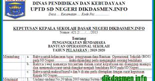 0 ratings0% found this document useful (0 votes). Contoh Sk Bendahara Bos Tahun 2019 2020 Sd Smp Sma Smk Berita Pendidikan