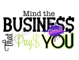 Mind The Business That Pays You Svg Minding My Black Owned Etsy Mindfulness Business Teaching