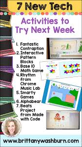 7 New Technology Activities To Try Next Week Elementary Technology Technology Lessons Kindergarten Technology