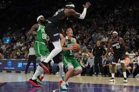 If you don't have teeth, you can hold on with your gums. That's how the Boston Celtics looked on thi..