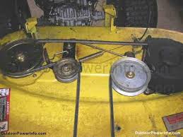 Before tractor serial number 150,000. La120 John Deere Belt Off 68