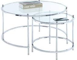 Convenience Concepts Royal Crest Nesting Round Coffee Table Walmart Com Round Coffee Table Sets Coffee Table Round Coffee Table