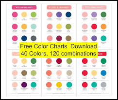 Stampinup Free Color Coach Projects To Try Color Free
