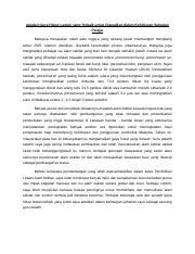 Aug 13, 2020 | total attempts: Penulisan Reflektif Docx Amalan Gaya Hidup Lestari Yang Terbaik Untuk Diamalkan Dalam Kehidupan Seharian Pelajar Malaysia Merupakan Salah Satu Negara Course Hero