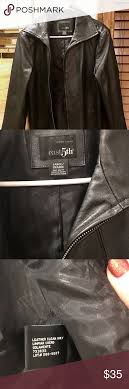 Women S Black Leather Jacket Size L East 5th Leather Jacket Black Leather Jacket Black Leather