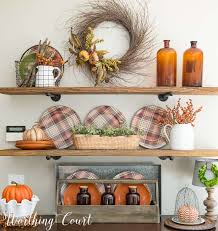 As seen in a primitive place magazine and country sampler. These Are My Most Favorite Fall Kitchen Shelves Ever Worthing Court