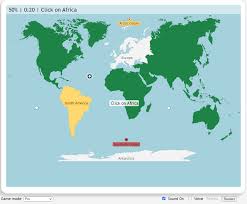 World Continents And Oceans Map Quiz Game