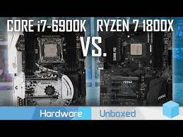 Sprawdź, który z produktów wypadnie lepiej w bezpośrednim pojedynku. Ryzen 7 1800x Vs Core I7 6900k Amd S Half Price 8 Core Cpu In 2019 Amd