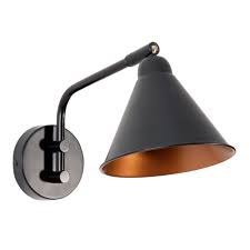 Applique En Metal Noire H 16 Cm Flamme Maisons Du Monde Metal Noir Applique Murale Bois Idee Luminaire