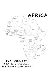 Check spelling or type a new query. Printable World Map Coloring Pages Coloring Continents Etsy In 2021 World Map Coloring Page Printable World Map World Map Continents