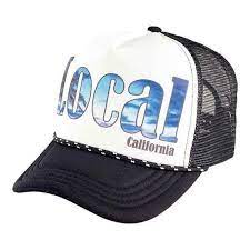 San Diego Hat Company Sublimated Local Trucker Hat Slw1010 Black White Hats San Diego Hat Company Trucker Hat Black And White Hats