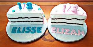 6 month birthday cake images. My Twins 6 Months Birthday Cakes Twin Birthday Cakes Cake Designs Cake