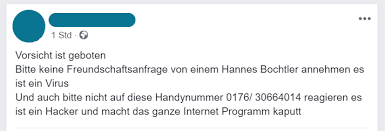 Ein whatsapp kettenbrief ist nervig und meist ohne fundierten inhalt. Fake News Die Warnung Vor Hannes Bochtler Hatte Schon Viele Namen Rheinischer Spiegel