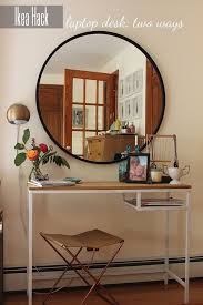 Ikea Hack Desk Two Ways Undeclared Panache Home Decor Ikea Desk Hack Ikea Hack Living Room