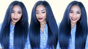 Both the attachment method and the hair are supposed to help the weave look like your own. Kinky Straight Hair Under 20 Kima Classic Volum Youtube