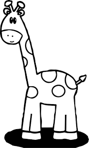 Nice Giraffe Cute Small Kids Free Printable Preschool Coloring Page Zoo Animal Coloring Pages Giraffe Coloring Pages Kids Printable Coloring Pages