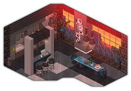 Modern Kitchen By Cutiezor On Deviantart In 2020 Isometric Art Building Art Pixel Art