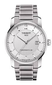 Official Tissot Website Watches T Classic Tissot Titanium Automatic T0874074403700 Watches For Men Bracelet Watch Titanium Bracelet