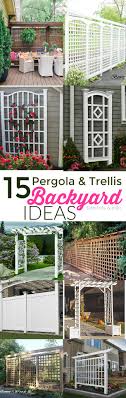 A backyard makeover doesn't have to be costly to be luxurious. 15 Outdoor Privacy Screen And Pergola Ideas