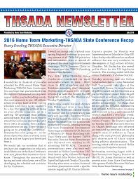 THSADA NEWSLETTER