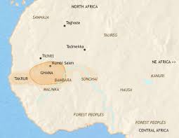 Facts, geography about the west african nation of ghana. Map Of West Africa At 750ad Timemaps