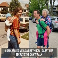 My adoptive father can't walk well anymore, so I carry him like he once carried me. Daniel took me in when I was two, and the conflict hit immediately. Family said the