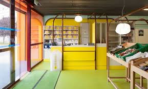 Mini M Grocery Shop Toulouse University France The Cool Hunter The Cool Hunter Supermarket Design Store Design Interior Kiosk Design