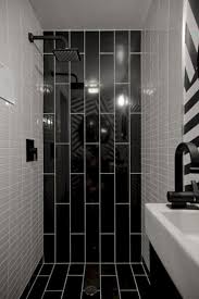 Small tile aka mosaics for small bathrooms. 14 Most Wonderful Black Bathroom Shower Design Ideas You Need To Copy Black Tile Bathrooms Bathroom Tile Designs Black Bathroom