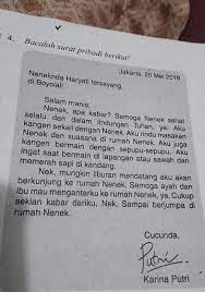 Liburan lalu, temanku dewi ikut grup wisata untuk liburan ke bali. Contoh Surat Pribadi Liburan Di Desa Download Kumpulan Gambar