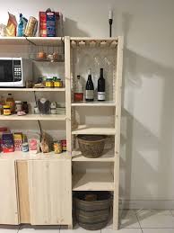 Diy Wooden Wine Glass Rack To Fit The Ikea Ivar Ikea Ivar Regal Weinglasregal Ikea Ivar