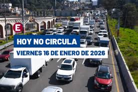 Hoy no Circula del viernes en CDMX y Edomex deja en casa autos con este engomado