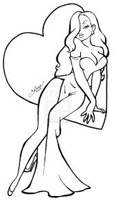 Free printable hop movie and easter coloring pages and activities. Jessica Rabbit Coloring Pages Jessica Rabbit Cartoon Drawings Jessica Rabbit Cartoon