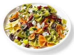 Mediterranean Pasta Salad This Cheerful Salad Uses Tricolor Bowtie Pasta And A Slew Summer Pasta Salad Recipes Mediterranean Pasta Salads Mediterranean Pasta